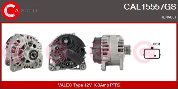 Casco CAL15557GS - Генератор autocars.com.ua