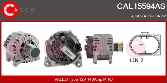 Casco CAL15594AS - Генератор autodnr.net