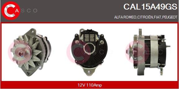 Casco CAL15A49GS - Генератор autocars.com.ua