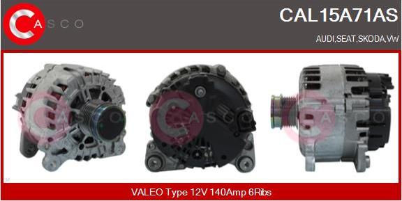 Casco CAL15A71AS - Генератор autodnr.net