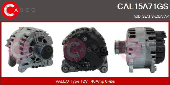 Casco CAL15A71GS - Генератор autodnr.net