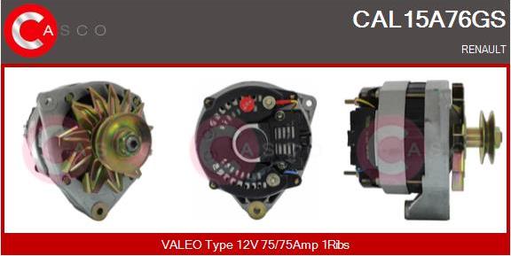 Casco CAL15A76GS - Генератор autodnr.net