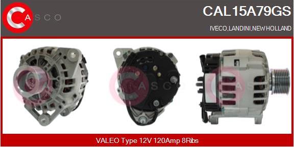 Casco CAL15A79GS - Генератор autocars.com.ua