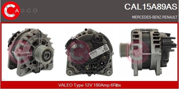 Casco CAL15A89AS - Генератор autodnr.net