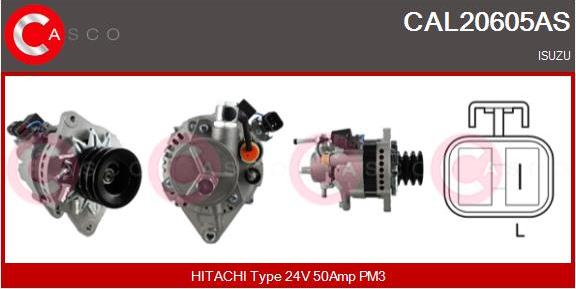 Casco CAL20605AS - Генератор avtokuzovplus.com.ua