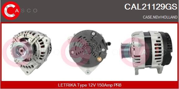 Casco CAL21129GS - Генератор avtokuzovplus.com.ua