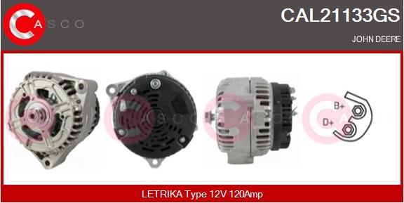 Casco CAL21133GS - Генератор avtokuzovplus.com.ua