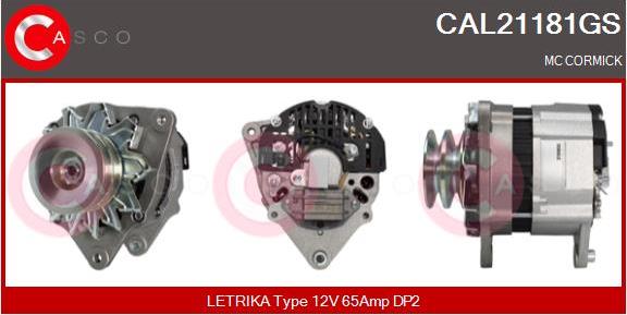 Casco CAL21181GS - Генератор autocars.com.ua