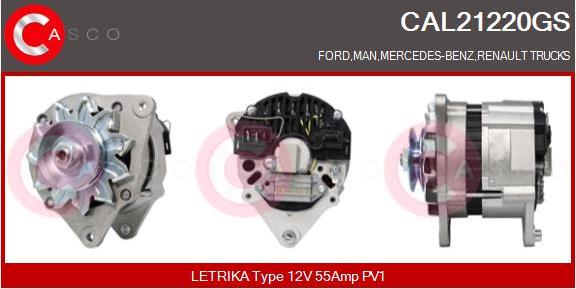 Casco CAL21220GS - Генератор autocars.com.ua