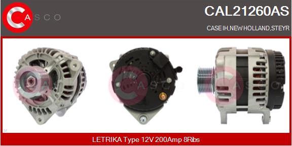 Casco CAL21260AS - Генератор avtokuzovplus.com.ua