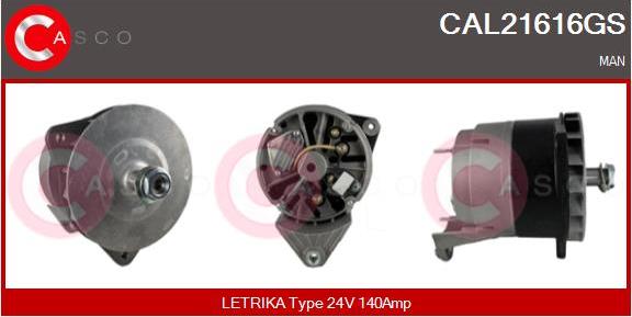 Casco CAL21616GS - Генератор avtokuzovplus.com.ua