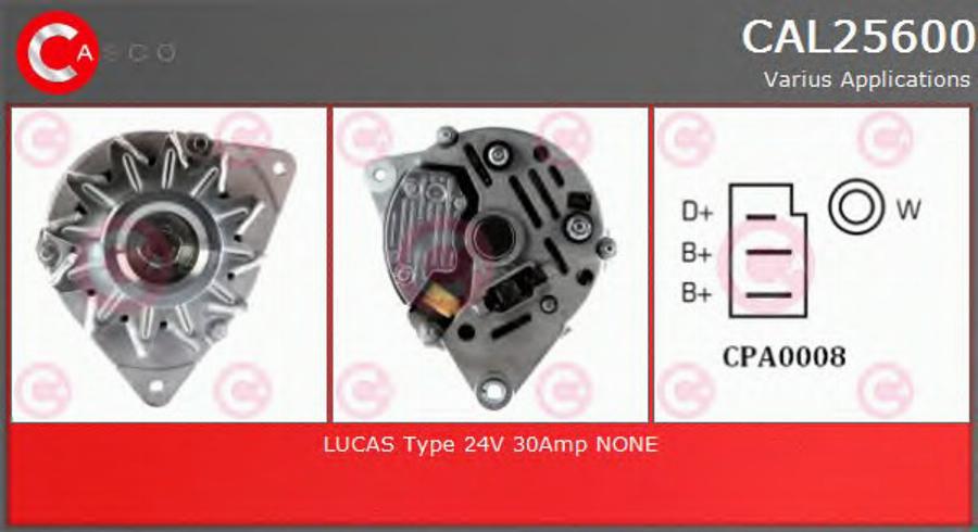 Casco CAL25600 - Генератор avtokuzovplus.com.ua