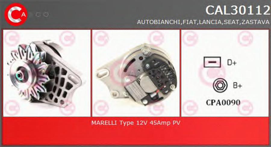 Casco CAL30112 - Генератор autodnr.net