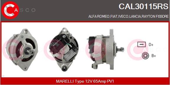 Casco CAL30115RS - Генератор autocars.com.ua