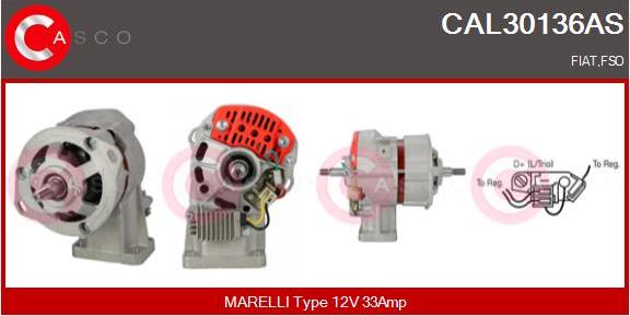 Casco CAL30136AS - Генератор autodnr.net