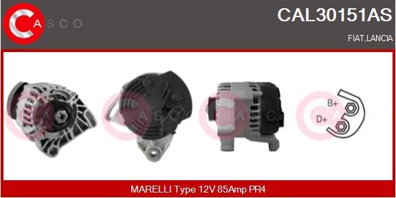 Casco CAL30151AS - Генератор autocars.com.ua