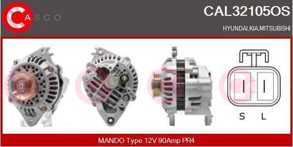 Casco CAL32105OS - Генератор avtokuzovplus.com.ua