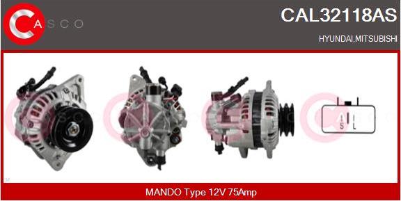 Casco CAL32118AS - Генератор autocars.com.ua