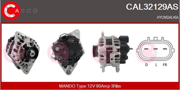 Casco CAL32129AS - Генератор autodnr.net