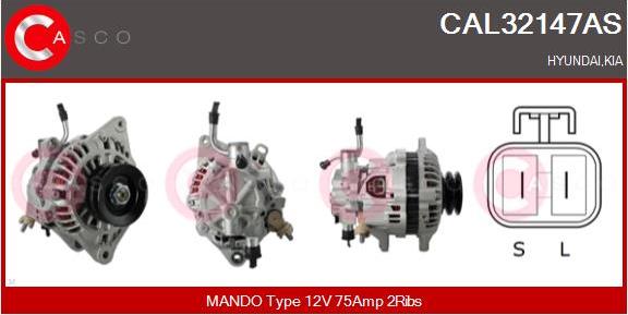 Casco CAL32147AS - Генератор autodnr.net