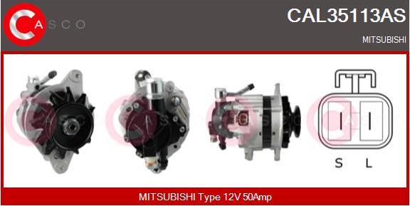 Casco CAL35113AS - Генератор autocars.com.ua