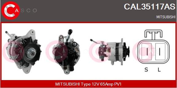 Casco CAL35117AS - Генератор autocars.com.ua