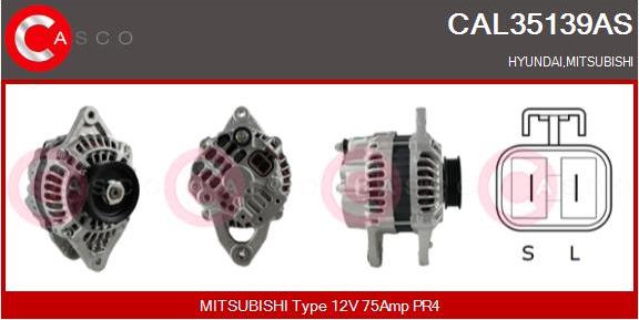 Casco CAL35139AS - Генератор autocars.com.ua