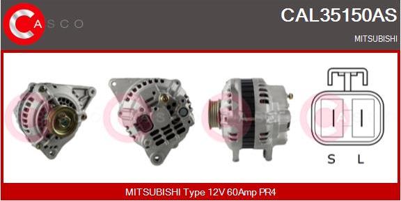 Casco CAL35150AS - Генератор avtokuzovplus.com.ua