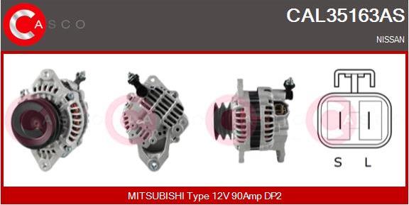 Casco CAL35163AS - Генератор avtokuzovplus.com.ua