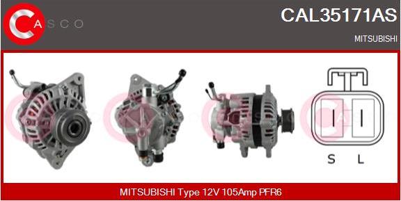 Casco CAL35171AS - Генератор autocars.com.ua