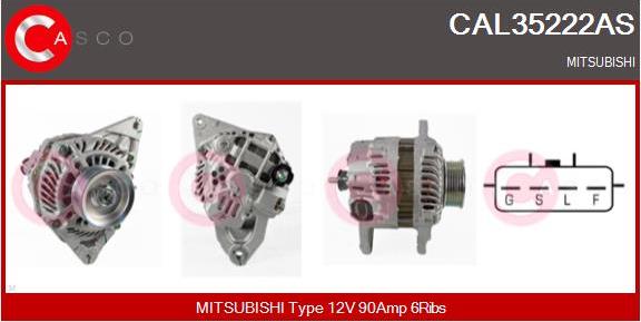 Casco CAL35222AS - Генератор autodnr.net