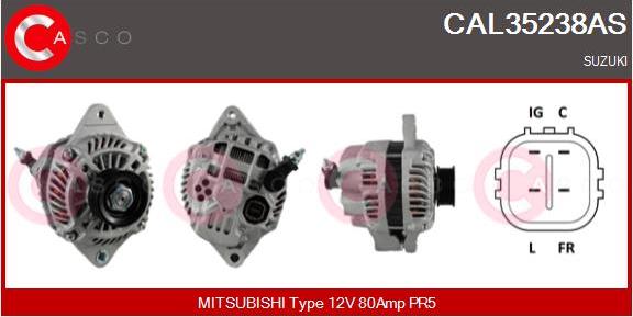 Casco CAL35238AS - Генератор autodnr.net