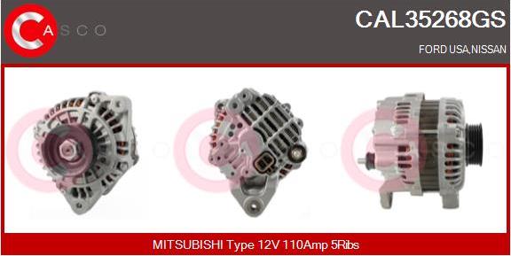 Casco CAL35268GS - Генератор avtokuzovplus.com.ua