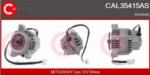 Casco CAL35415AS - Генератор autocars.com.ua