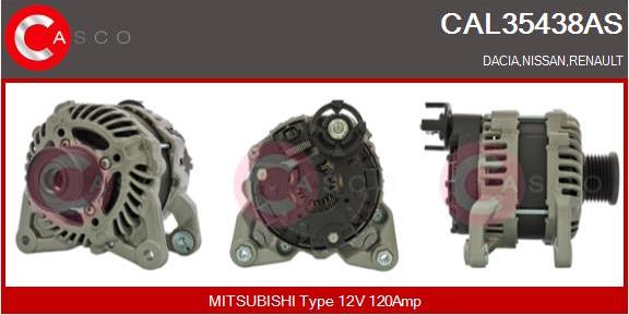 Casco CAL35438AS - Генератор autocars.com.ua