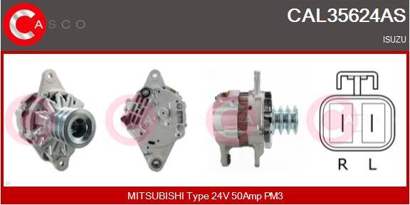 Casco CAL35624AS - Генератор avtokuzovplus.com.ua