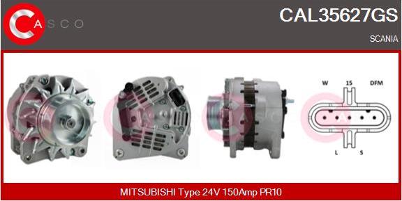 Casco CAL35627GS - Генератор autocars.com.ua