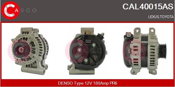 Casco CAL40015AS - Генератор autocars.com.ua