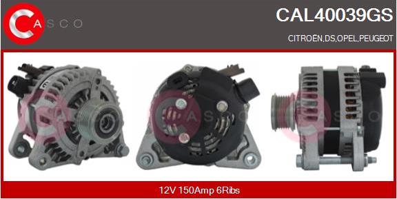 Casco CAL40039GS - Генератор avtokuzovplus.com.ua