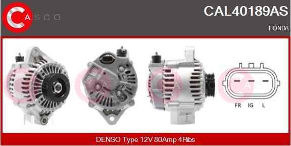 Casco CAL40189AS - Генератор autodnr.net