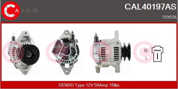 Casco CAL40197AS - Генератор autodnr.net