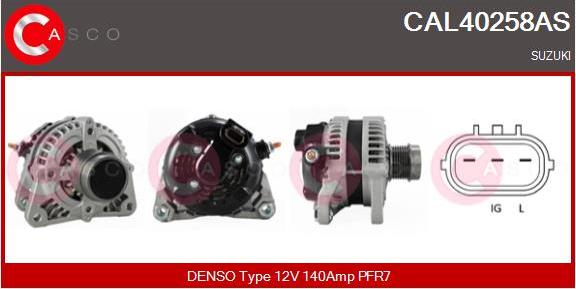 Casco CAL40258AS - Генератор autocars.com.ua