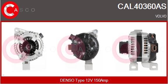 Casco CAL40360AS - Генератор autocars.com.ua