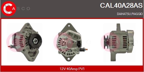 Casco CAL40A28AS - Генератор autodnr.net