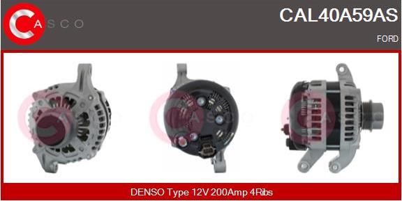 Casco CAL40A59AS - Генератор avtokuzovplus.com.ua