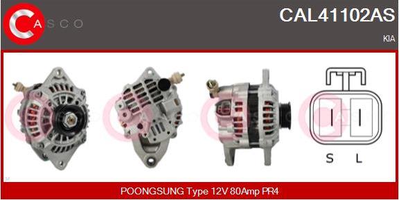 Casco CAL41102AS - Генератор autocars.com.ua