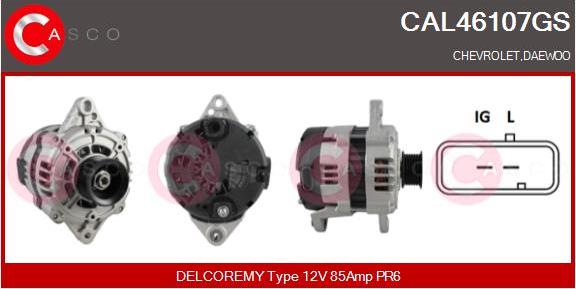 Casco CAL46107GS - Генератор autodnr.net