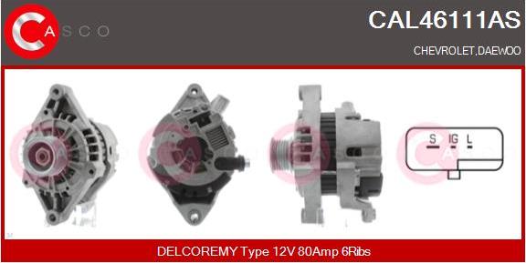 Casco CAL46111AS - Генератор autodnr.net