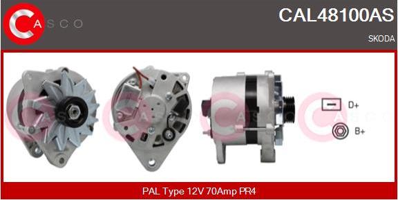 Casco CAL48100AS - Генератор avtokuzovplus.com.ua