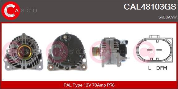 Casco CAL48103GS - Генератор avtokuzovplus.com.ua